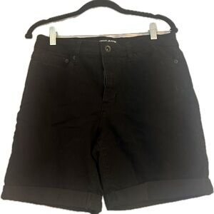 DKNY Women's Black Jean style Bermuda Shorts
